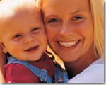 Mom and baby